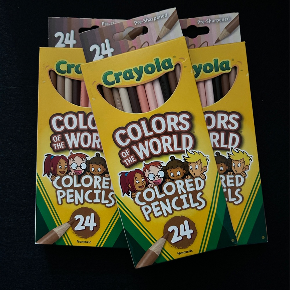 NWT - 3 Packs!! Crayola Colors of the World Colored Pencils - 24 Count